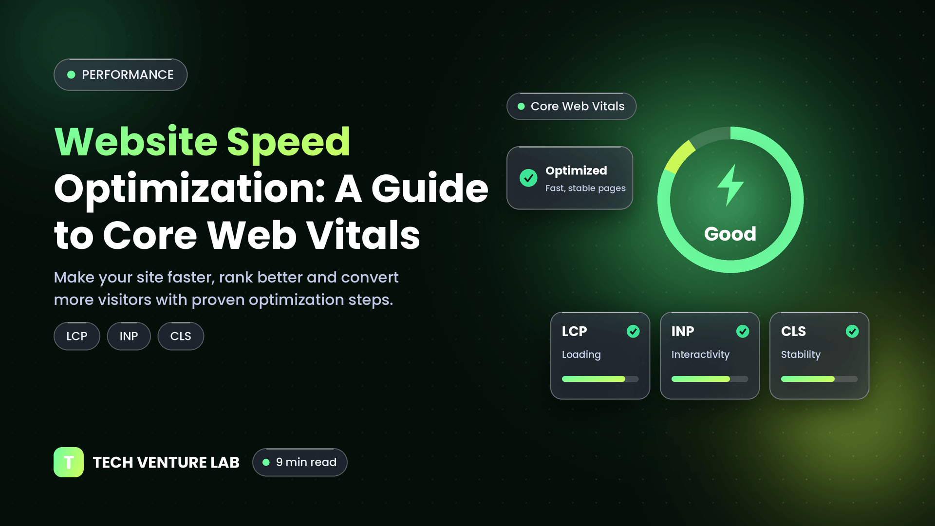 Website speed optimization and Core Web Vitals guide – Tech Venture Lab