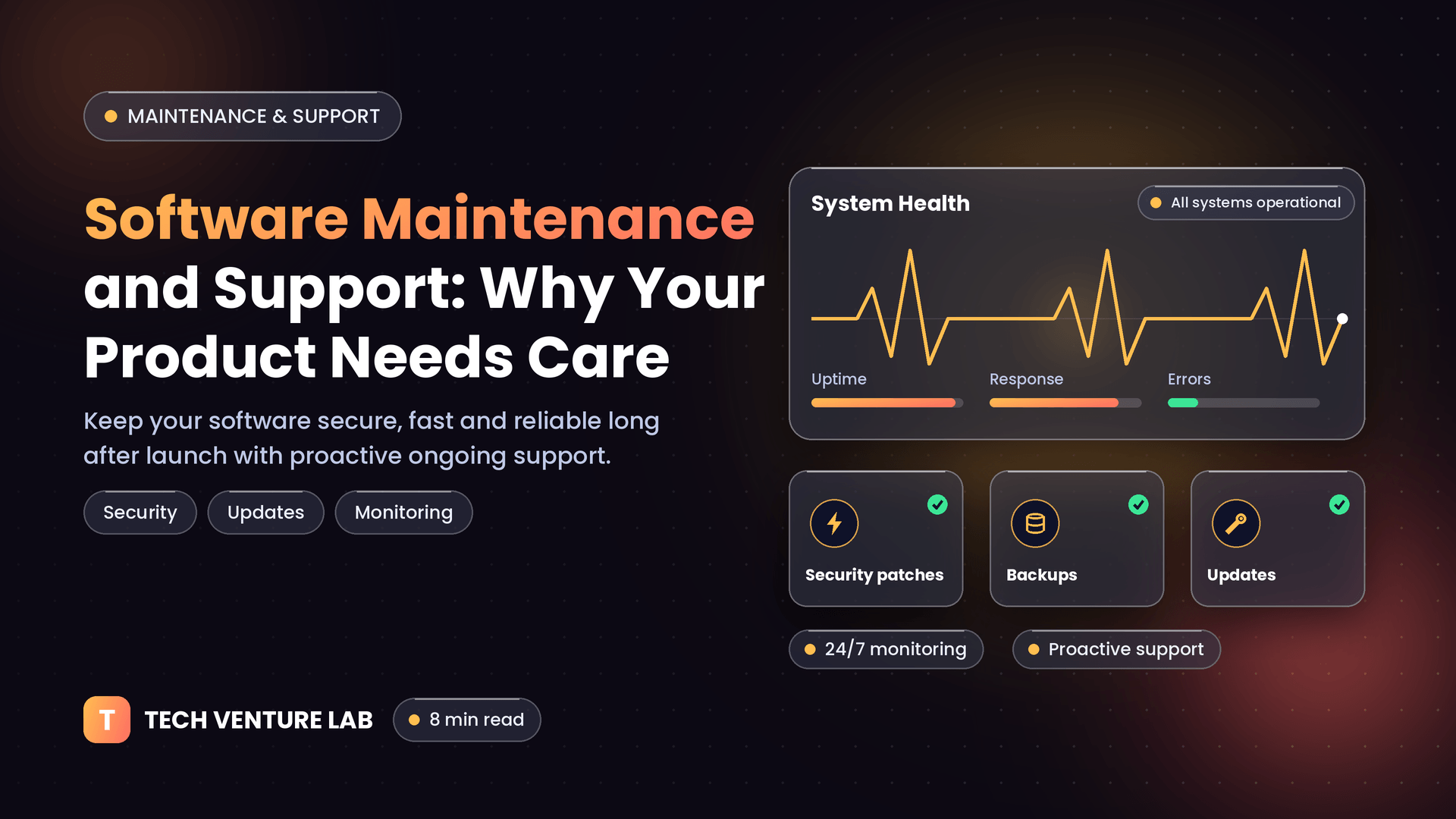 Software maintenance and support: why your product needs ongoing care – Tech Venture Lab